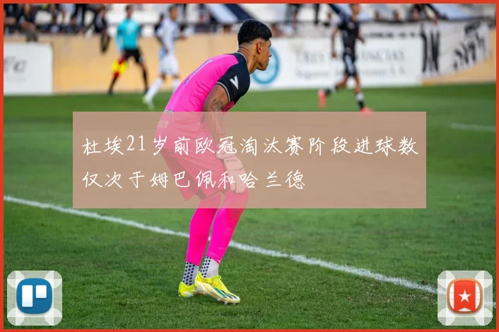 杜埃21岁前欧冠淘汰赛阶段进球数仅次于姆巴佩和哈兰德