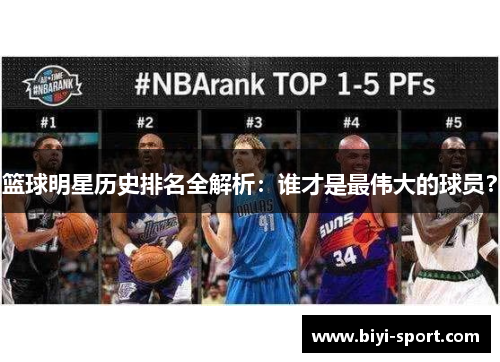 篮球明星历史排名全解析：谁才是最伟大的球员？